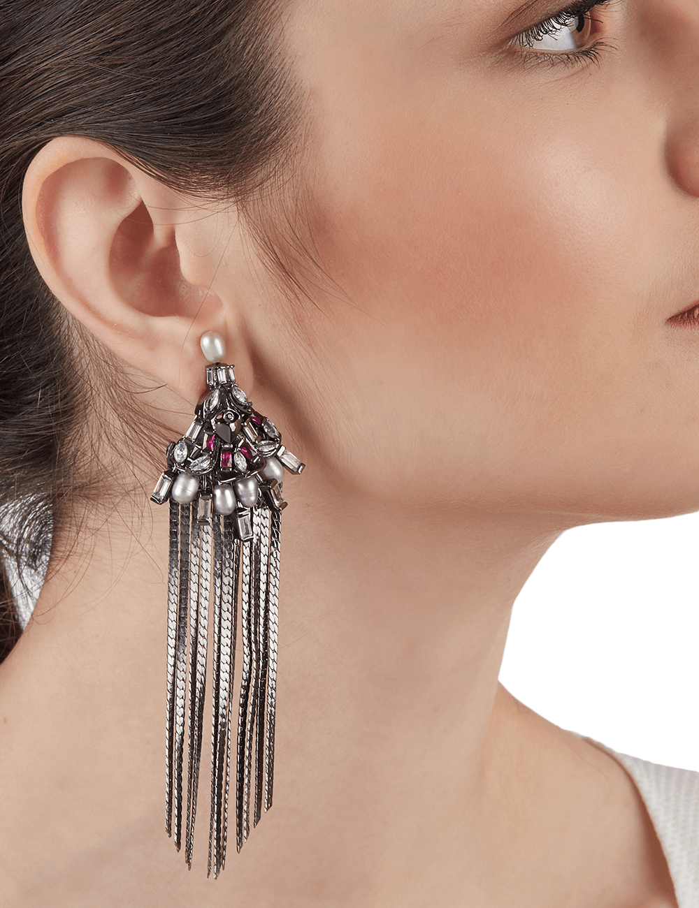 Shop Earrings With Indian Gown for Women Online from India's Luxury  Designers 2023